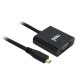 넥시 MICRO HDMI TO VGA컨버터 오디오미지원 NX183