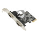 넥시 시리얼카드 RS232 PCI-E 2포트 NX1328