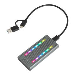 넥시 USB C타입 NVMe M.2 SATA 썬더볼트 호환 Gen2 외장 케이스 NX1346
