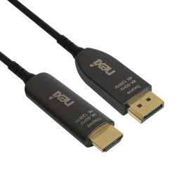 넥시 DP to HDMI 2.1 AOC 하이브리드광 케이블 20M NX1362