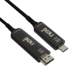 넥시 USB3.1 C타입 to HDMI2.1 AOC 하이브리드 광 케이블 15M NX1356