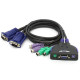 2포트 PS/2 KVM 스위치 CS62S