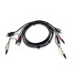 USB HDMI KVM 케이블 with 오디오 1.8m