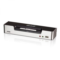 2-포트 USB DVI 듀얼 디스플레이 KVMP 스위치