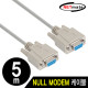 NETmate NMC-SFF50 9핀 NULL MODEM 케이블 5m