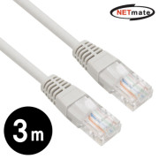 NETmate NMC-U530G CAT.5E UTP다이렉트 케이블(그레이) 3m