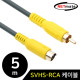 NETmate NMA-SSR050 SVHS-RCA 케이블 5m