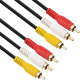 NETmate NMA-3R150M RCA 3선 케이블(5Ø) 15m