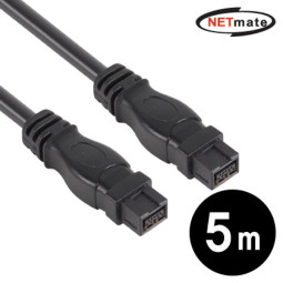 NETmate NMCB-9M50 IEEE1394B 9P Bilingual케이블 5m