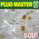 PLUG MASTER P8-001S UTP CAT.6 RJ-45 8P8C 플러그-고급형(100개)