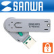 SANWA SL-46-G 스윙형 USB포트 연결 잠금장치(그린)