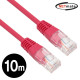 NETmate NMC-U510R CAT.5E UTP 다이렉트 케이블(레드) 10m