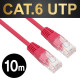 NETmate NMC-U610R CAT.6 UTP다이렉트 케이블(레드) 10m