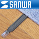 SANWA KB-CP5-15 CAT.5E UTP 다이렉트 고탄력 FLAT 케이블(그레이) 15m