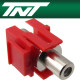 TNT NM-TNT35 RCA F/F 스냅인 멀티미디어 모듈(레드)