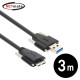 NETmate CBL-PD302MBSS-3M USB3.0 AM(Lock)-MicroB(Lock) 케이블 3m