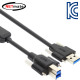 NETmate CBL-D302SS-5M USB3.0 AM(Lock)-BM(Lock) 리피터 5m