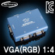 NETmate NM-R41 VGA(RGB) 1:4 모니터 분배기(250MHz)