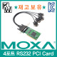 MOXA(모싸) ★재고보유★ CP-104UL-DB9M 4포트 PCI 시리얼카드(슬림PC겸용)