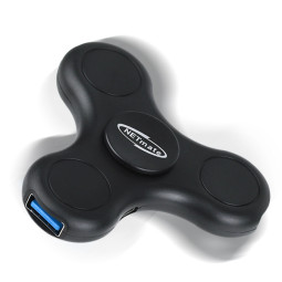 NETmate NM-SPH02 USB2.0 스피너 허브(블랙)