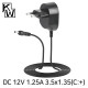 KW KW-A1212C(SK01T8-1200125K) 12V 1.25A SMPS 아답터(3.5x1.35(1.4)mm/C:+)
