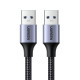 유그린 USB 3.0 A타입 A to A 패브릭 케이블 0.5m U-80789