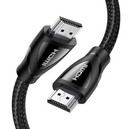 유그린 8K HDMI 2.1 블랙메쉬 케이블 5M U-80405
