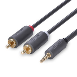 유그린 3.5mm AUX 스테레오 to RCA 2선 케이블 1.5m U-10511