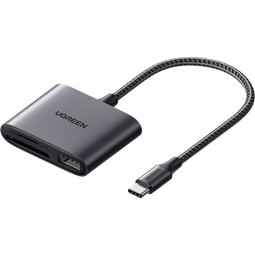 유그린 카드리더기 USB C타입 to Micro SD+SD+USB-A U-80798