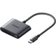 유그린 카드리더기 USB C타입 to Micro SD+SD+USB-A U-80798