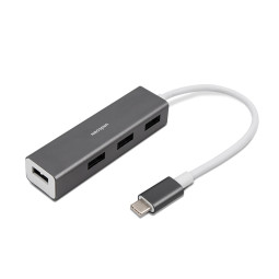 유니콘 TH-601C C타입6i1 HDMI 미러링멀티허브 PD100W충전가능