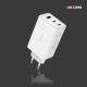 유니콘 듀얼3포트 퀵차지 PD 100W PPS Ga2 초고속2.0 충전기 KA-100PD 블랙