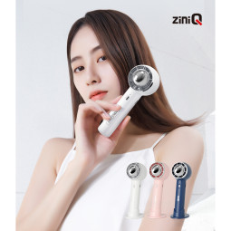 지니큐 휴대용/핸디형 무선 미니선풍기 항공엔진 디자인 BLDC모터 사용(넥스트랩제공) FN-200C 블루