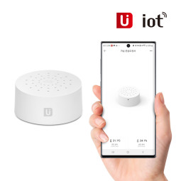 유아이오티 UIOT-SW20S 홈IOT 2구 스마트 벽스위치 조명등 형광등 무선원격제어 Zigbee방식