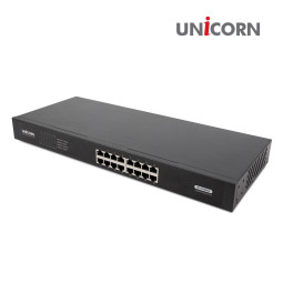 유니콘 SG-1016GIGA 16포트 기가스위칭허브 / 랙마운트
