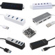 유니콘 RH-A40 레드 4포트 USB허브 USB2.0