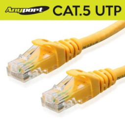 AP-CAT.5E UTP 4Pair 케이블 노랑 10M