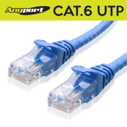 AP-CAT.6 UTP 4Pair 케이블 파랑 1M