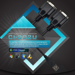 CI-202U 2Port USB RS-232 Multi-Port (Cable Type)