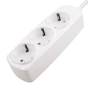 루넥스 PVC 멀티탭 3구 접지(10A) 3호 2.5M 250V 10A