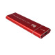 NVMe SSD 외장 케이스 레드