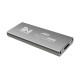 M.2(NGFF),SSD 외장 케이스,실버