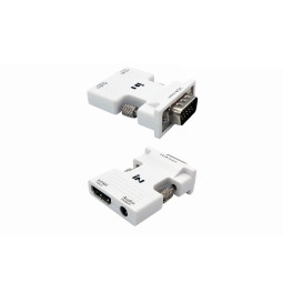 HDMI TO VGA 컨버터(오디오 지원)