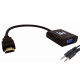 HDMI TO VGA 컨버터(오디오 지원)