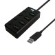 USB 2.0 4포트 허브 블랙