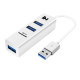 USB 2.0 3포트+T-FLASH 허브 블랙