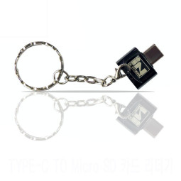 TYPE-C TO MICRO SD 카드리더기(메탈)