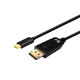 USB 3.1 TO DP 1.8M BK 4K60