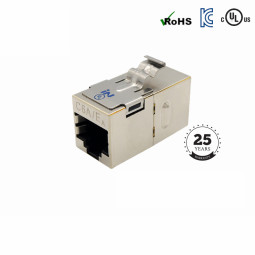 UL인증 10G CAT.6A(CAT.7)STP 키스톤형(PLATE형) 커플러 I형PCB타입/대만산