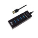 모든포트 USB 3.0 무전원 허브 블랙